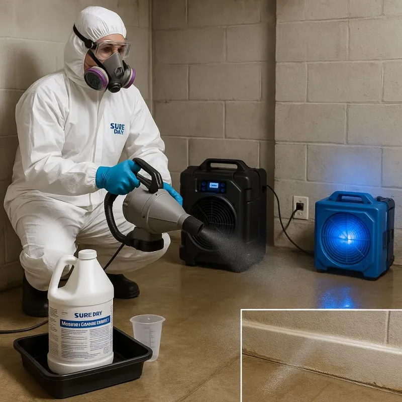 Sanitization and Odor Removal process in Beechwood, MI